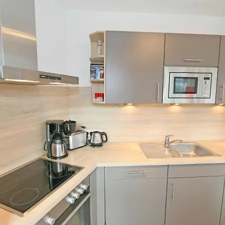 公寓 Strandvilla F 635 Wg 26 Mit Meerblick, Kamin, Sauna, Whirlpool