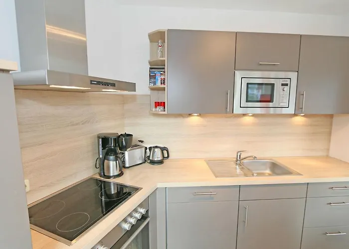 شقة Strandvilla - Wg 26 Mit Meerblick, Kamin, Sauna, Whirlpool